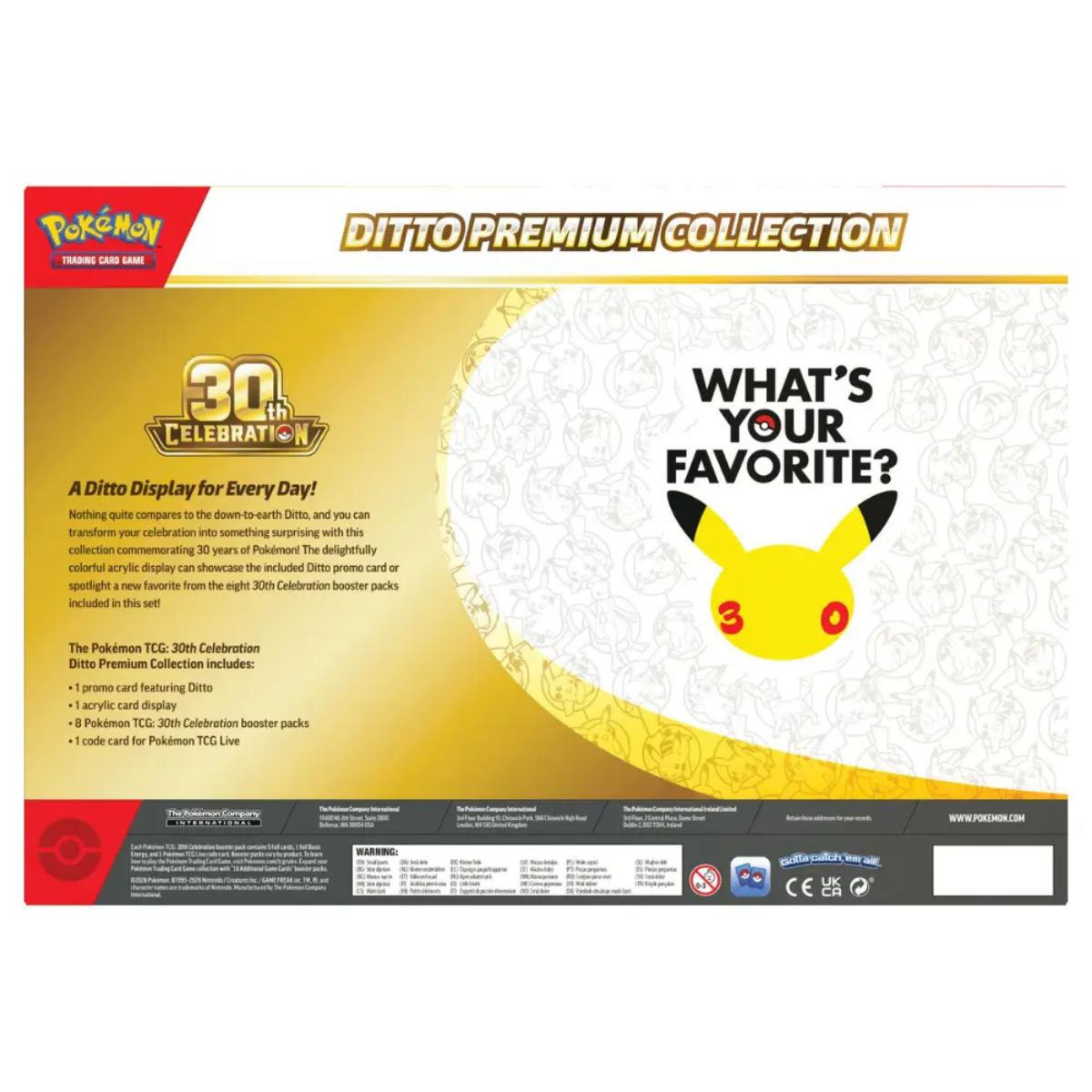 30th Celebration Ditto Premium Collection | Español (Reserva)