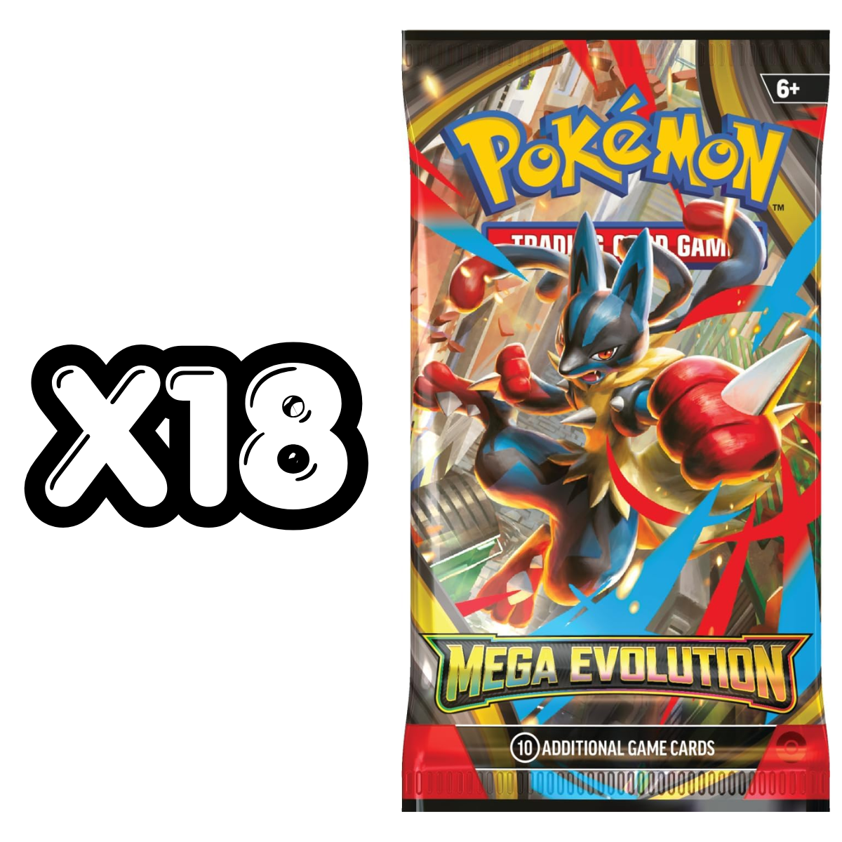 Mega Evolution Booster Box (18 Boosters) | POKÉMON | Español