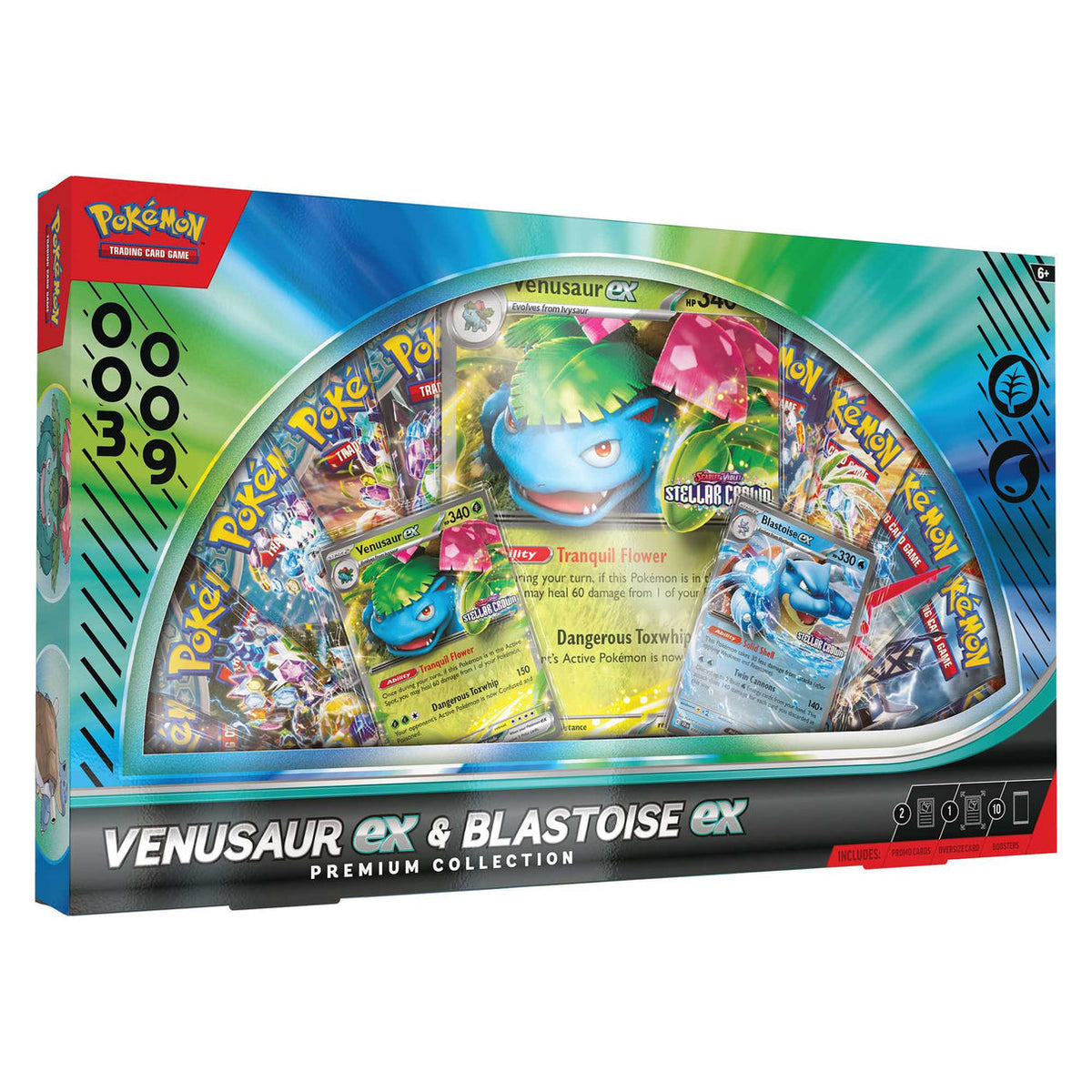 Venusaur ex / Blastoise ex Premium Collection | POKÉMON | Español