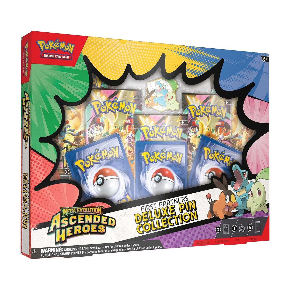 Ascended Heroes First Partners Deluxe Pin Collection | POKÉMON | Español