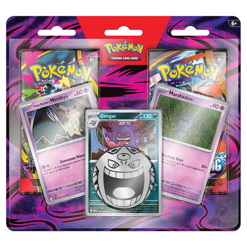 Enhanced 2-Pack Blister - Gengar, Marshadow & Team Rocket's Mimikyu | POKÉMON | Español
