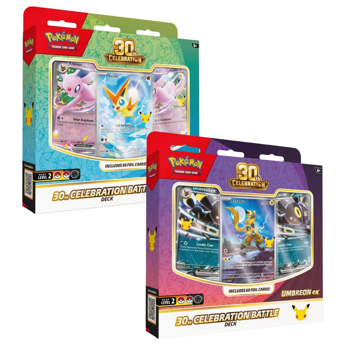 30th Celebration Deluxe Battle Deck - Espeon ex / Umbreon ex | Español (Reserva)