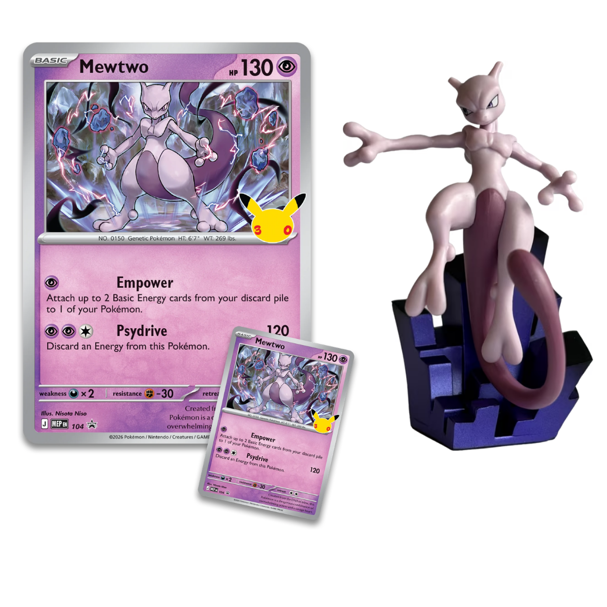 30th Celebration Figure Collection - Mew / Mewtwo | Español (Reserva)