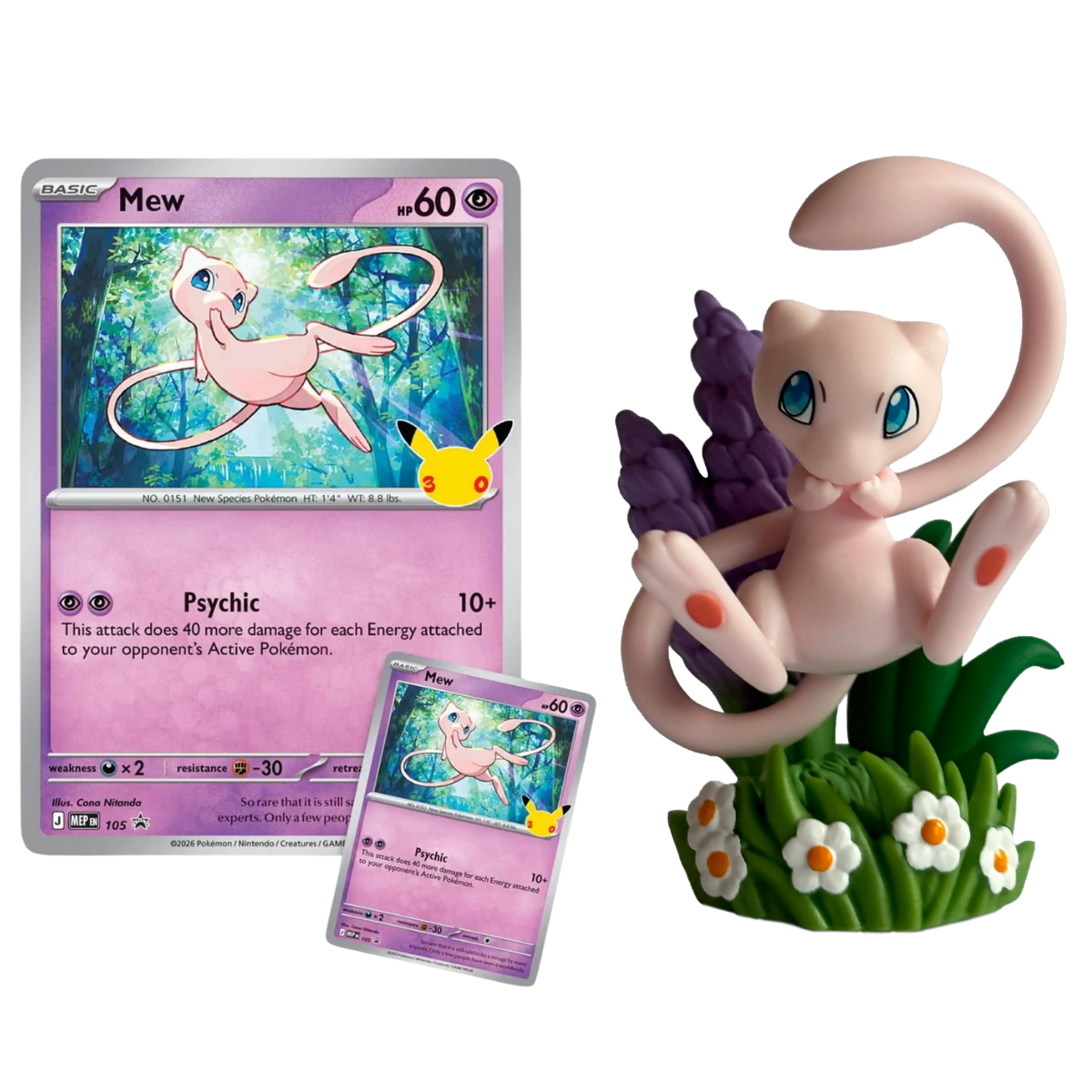 30th Celebration Figure Collection - Mew / Mewtwo | Español (Reserva)