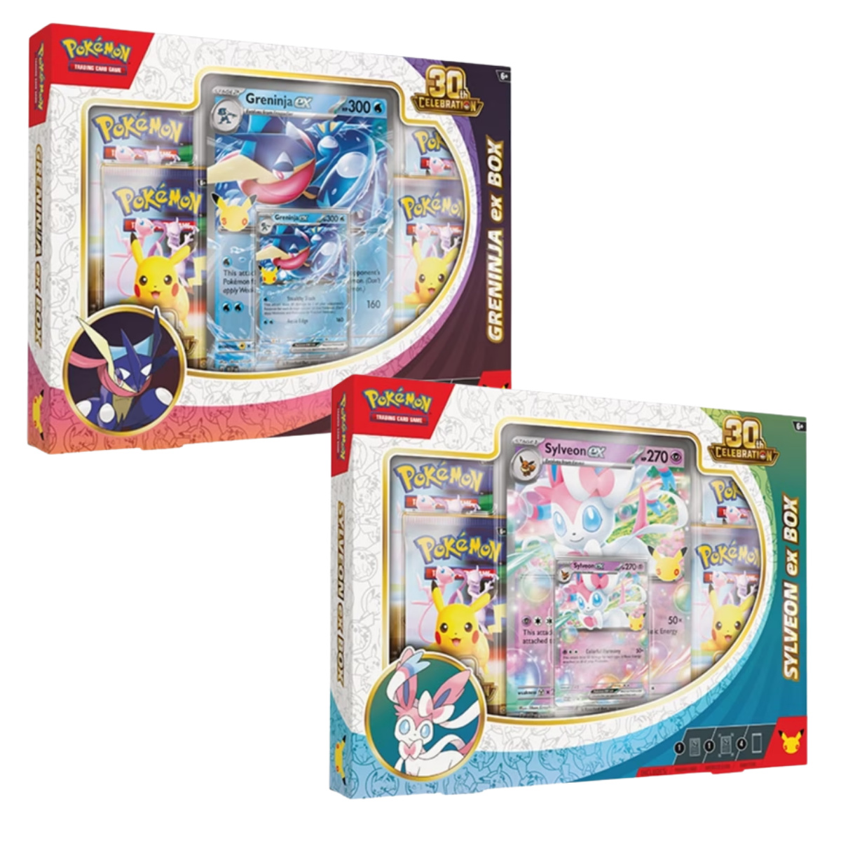 30th Celebration - Greninja ex / Sylveon ex Box | Español