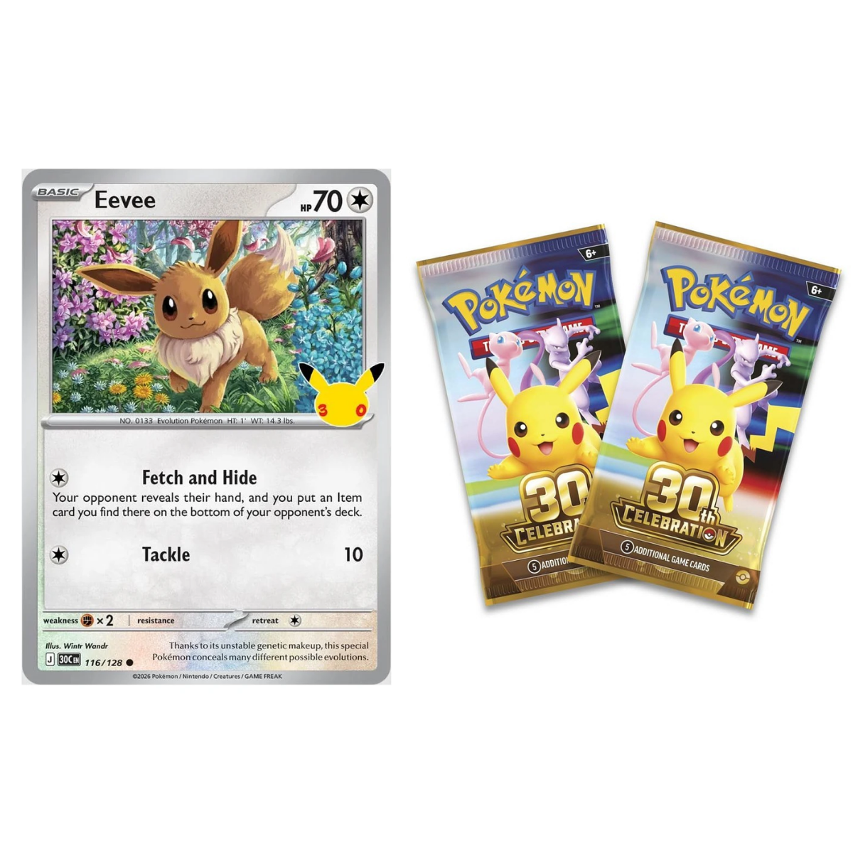 30th Celebration - Eevee 2-Pack Blister | Español