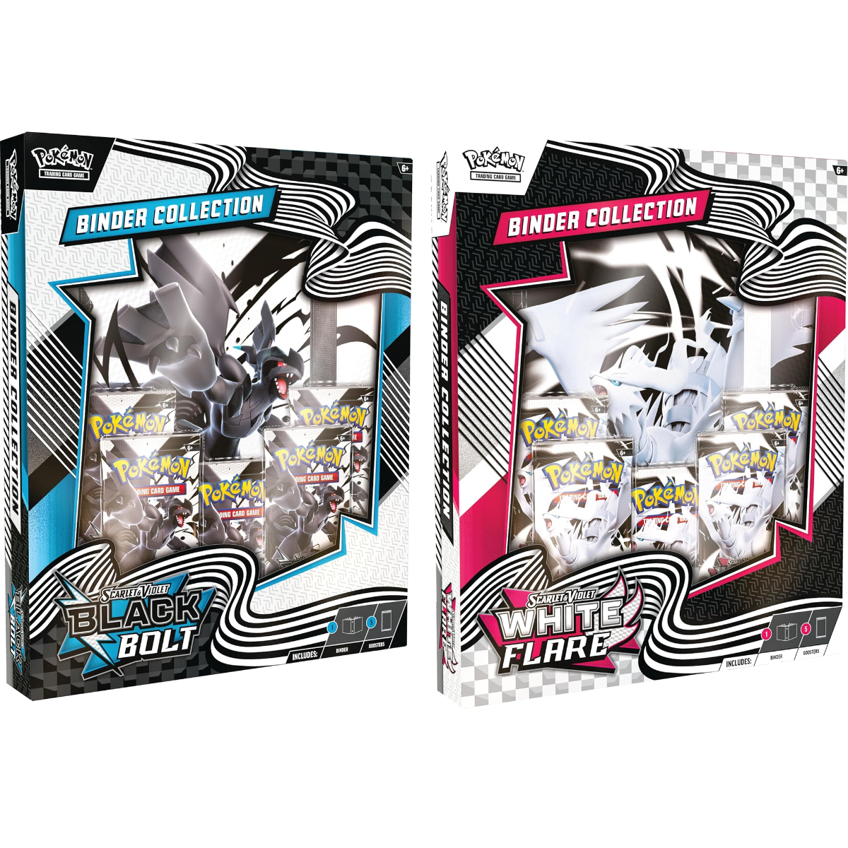 Black Bolt & White Flare Binder Collection | POKÉMON | Español