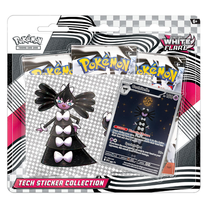 Black Bolt & White Flare Tech Sticker Collection | POKÉMON | Español