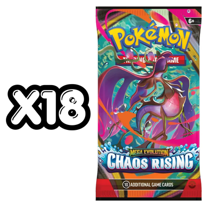 Chaos Rising Booster Box (18 Boosters) | POKÉMON | Español