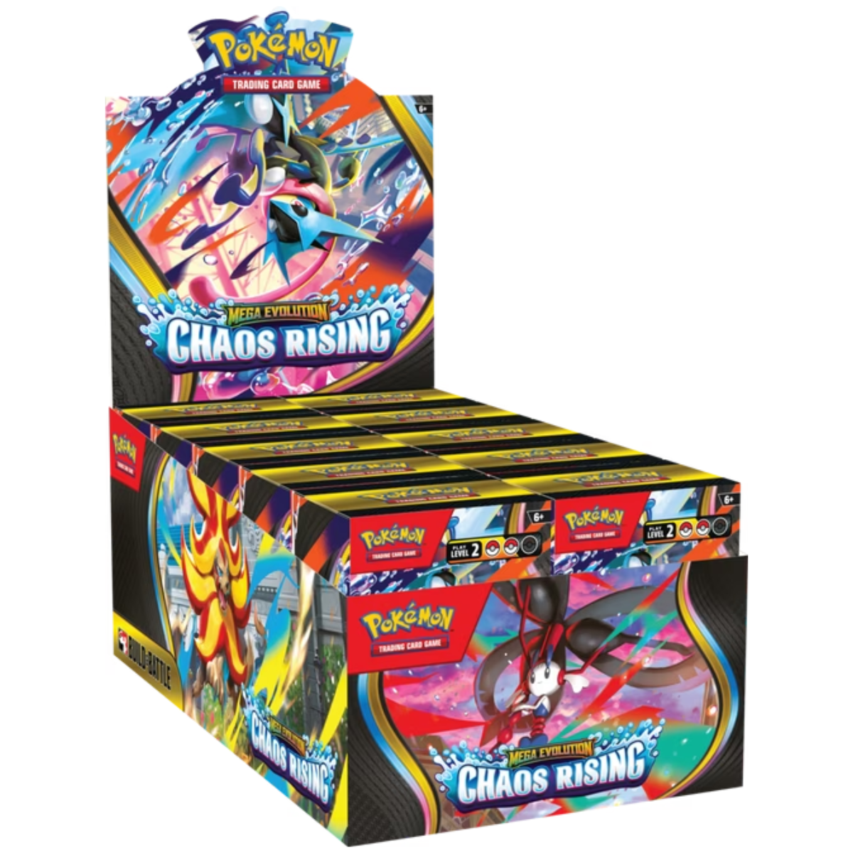 Chaos Rising Build & Battle Box Display | POKÉMON | Español