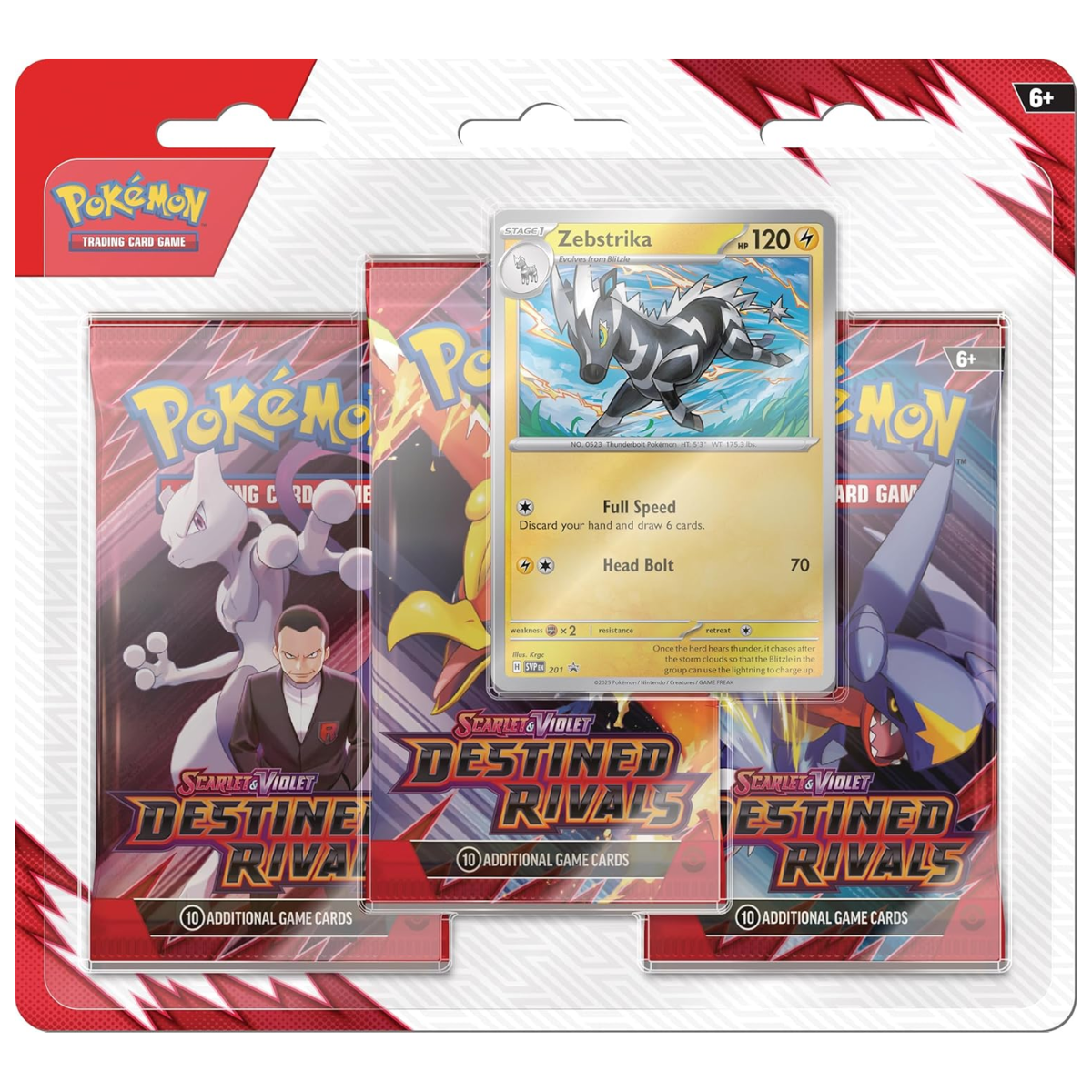 Destined Rivals: 3-Pack Blister | POKÉMON | Español