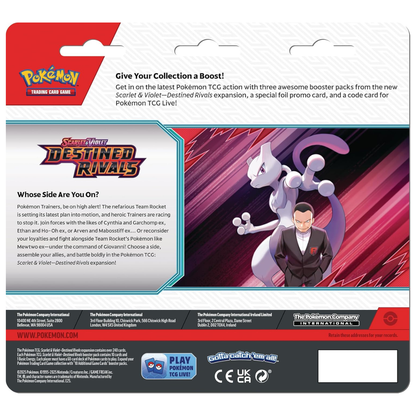 Destined Rivals: 3-Pack Blister | POKÉMON | Español