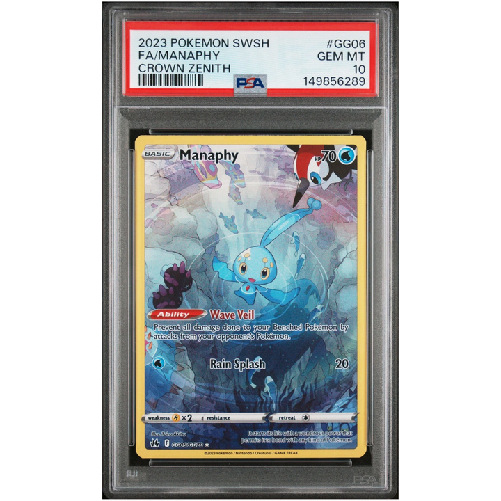Manaphy (GG06/GG70) | PSA 10 - Crown Zenith | Español