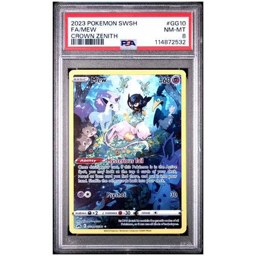 Mew (GG10/GG70) | PSA 8 - Crown Zenith | Español