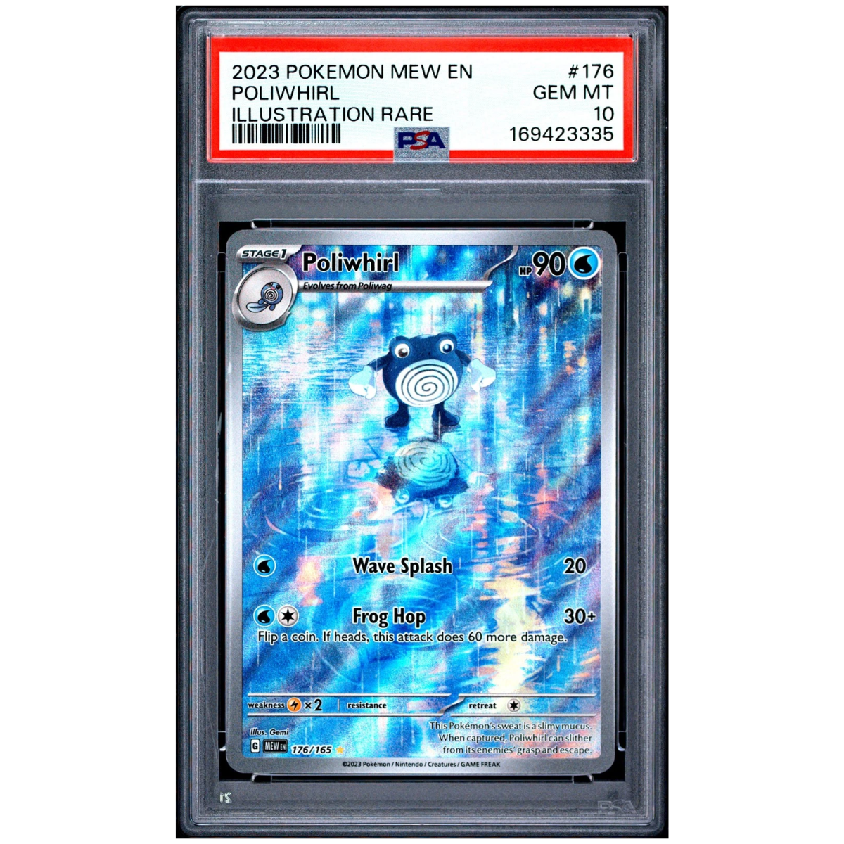 Poliwhirl (176/165) | PSA 10 - Pokémon 151 | Español