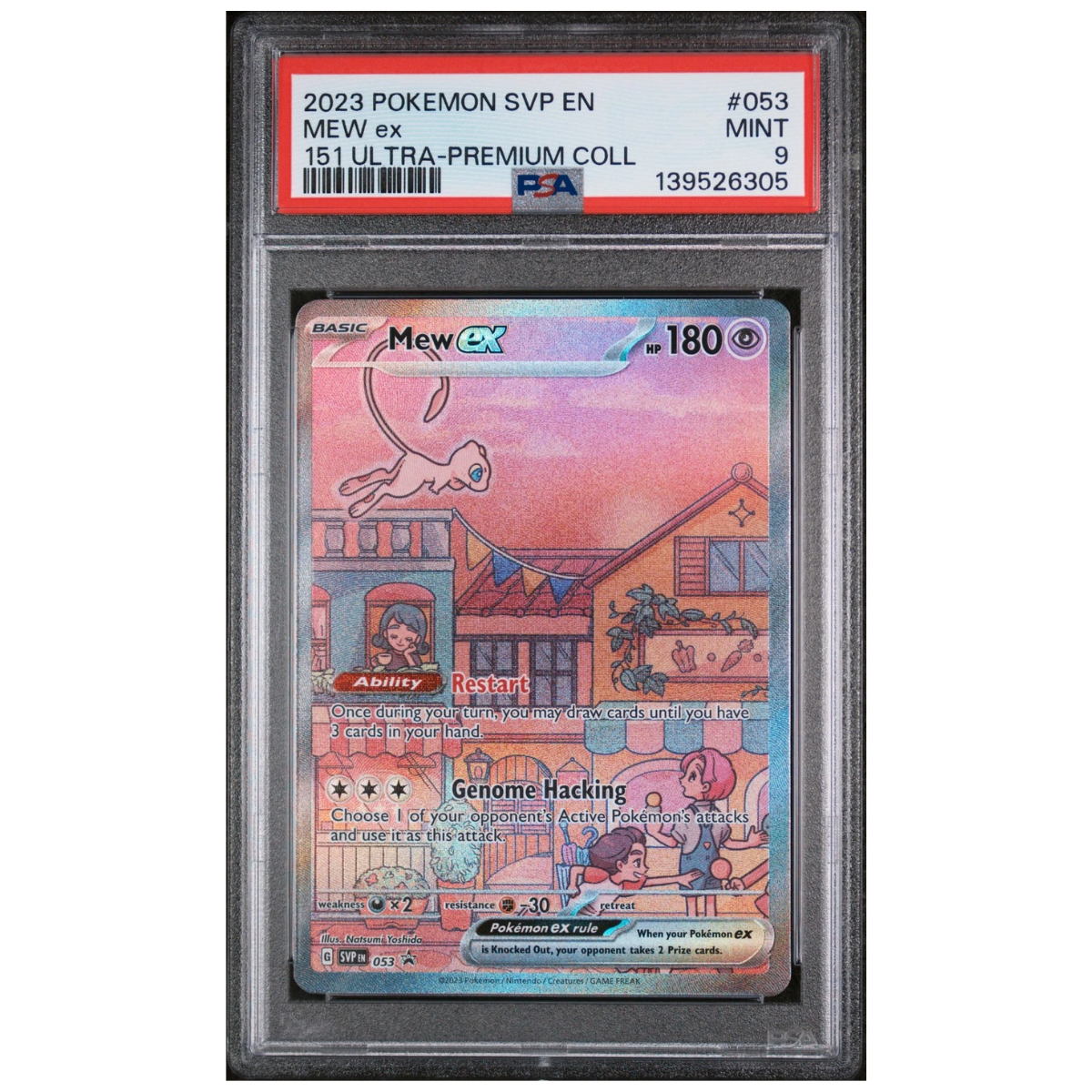 Mew ex (053/SV-P) | PSA 9 - Scarlet & Violet Black Star Promo | Español