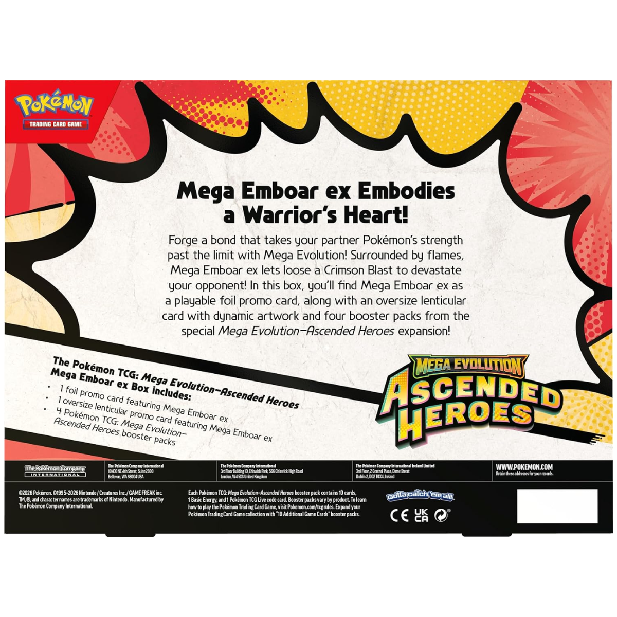Ascended Heroes: Mega Meganium/Emboar/Feraligatr ex Box | POKÉMON | Español