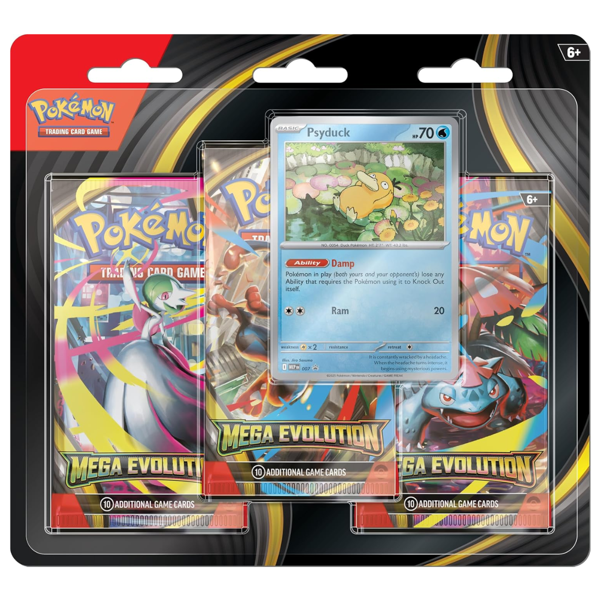 Mega Evolution: 3-Pack Blister | POKÉMON | Español