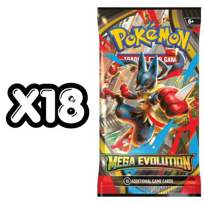 Mega Evolution Booster Box (18 Boosters) | POKÉMON | Español