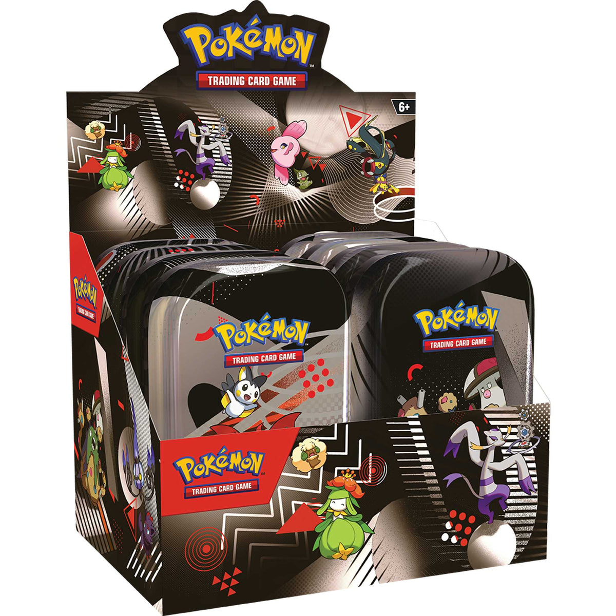 Black Bolt & White Flare Unova Mini Tin Display Box | POKÉMON | Español