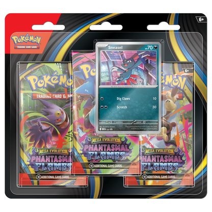 Phantasmal Flames: 3-Pack Blister | POKÉMON | Español