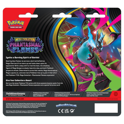 Phantasmal Flames: 3-Pack Blister | POKÉMON | Español