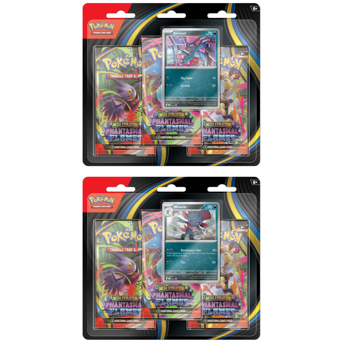Phantasmal Flames: 3-Pack Blister | POKÉMON | Español