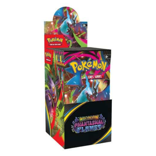Phantasmal Flames Booster Box (18 Boosters) | POKÉMON | Español