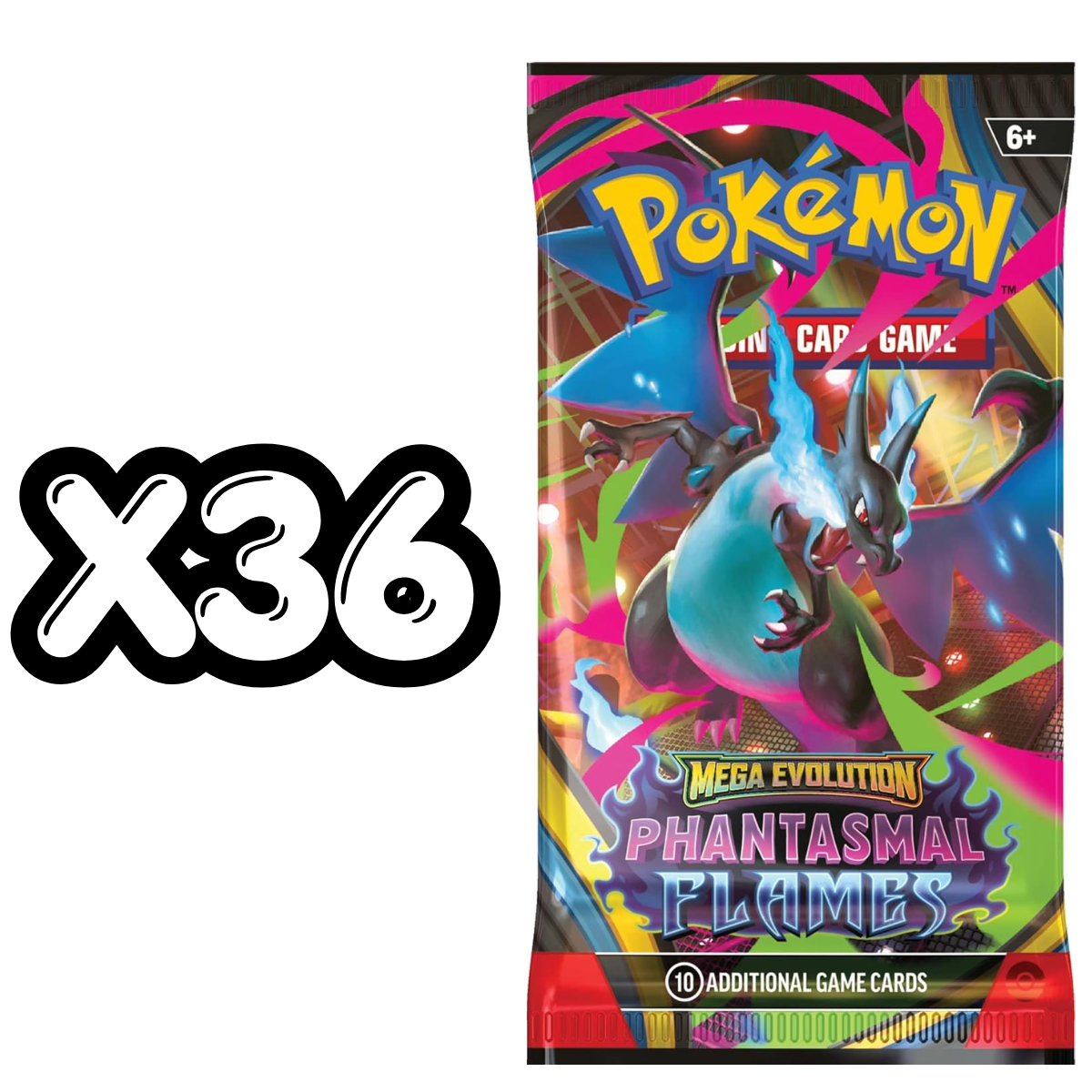 Phantasmal Flames Booster Box | POKÉMON | Español