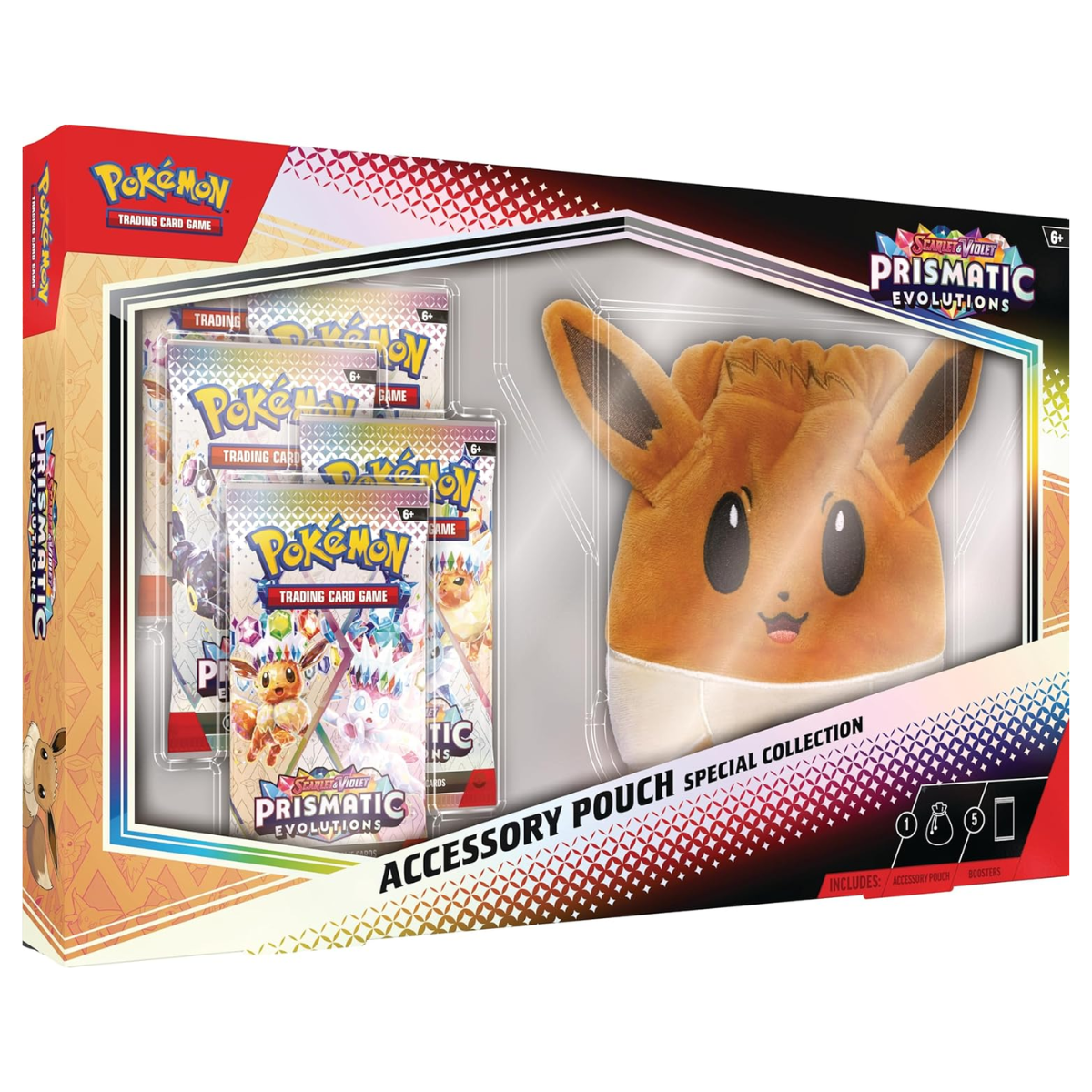 Prismatic Evolutions: Accessory Pouch Special Collection | POKÉMON | Español