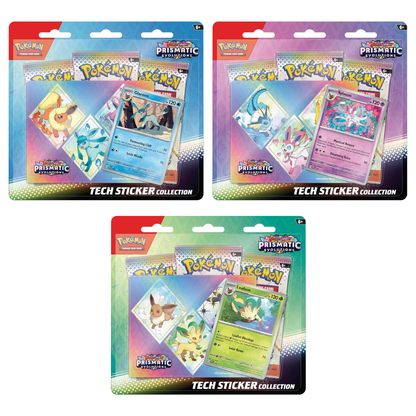 Prismatic Evolutions: Tech Sticker Collection | POKÉMON | Español