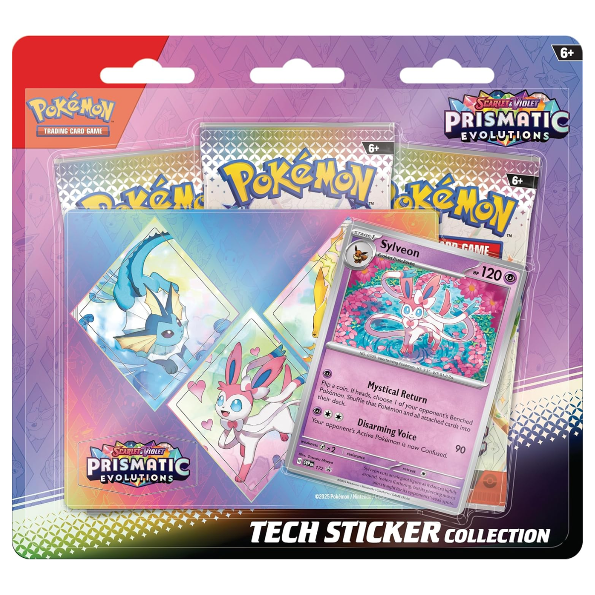 Prismatic Evolutions: Tech Sticker Collection | POKÉMON | Español