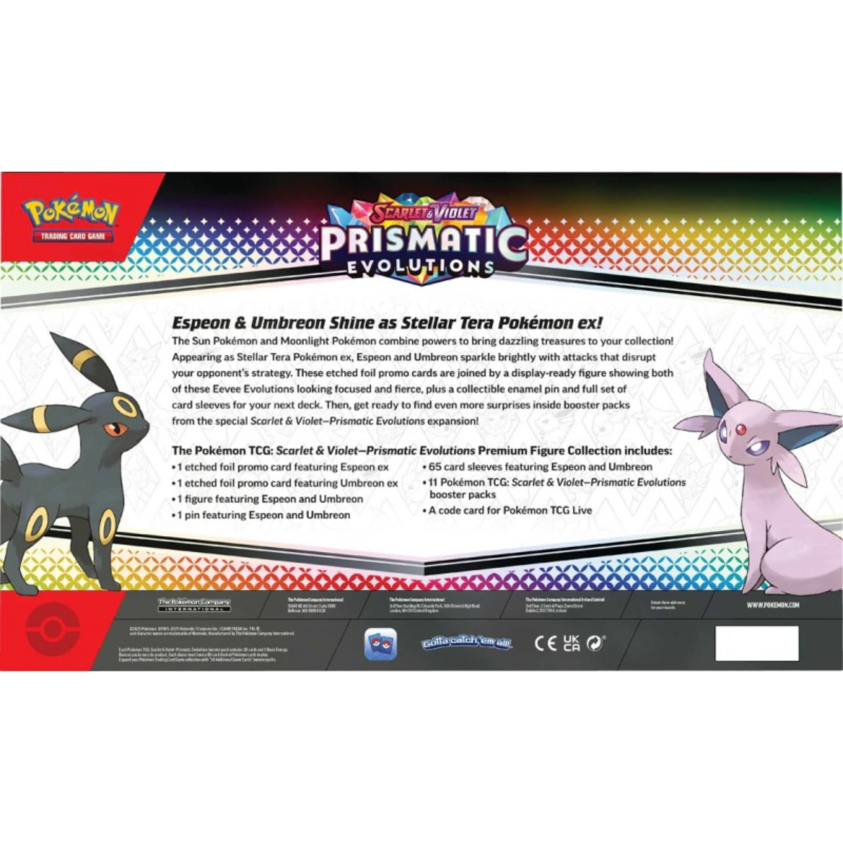 Prismatic Evolutions Premium Figure Collection | POKÉMON | Español