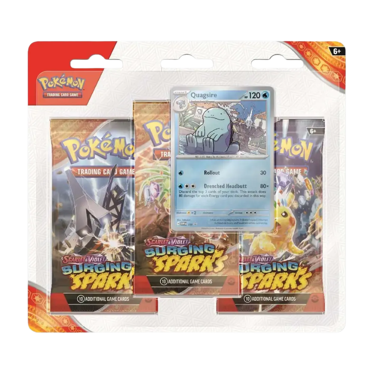 Surging Sparks: 3-Pack Blister | POKÉMON | Español