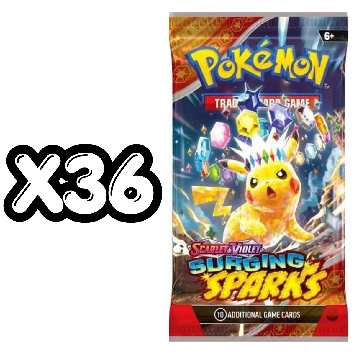 Surging Sparks Booster Box | POKÉMON | Español