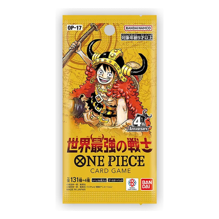 OP-17 Booster Pack | ONE PIECE | The World's Strongest Warriors | Japanese