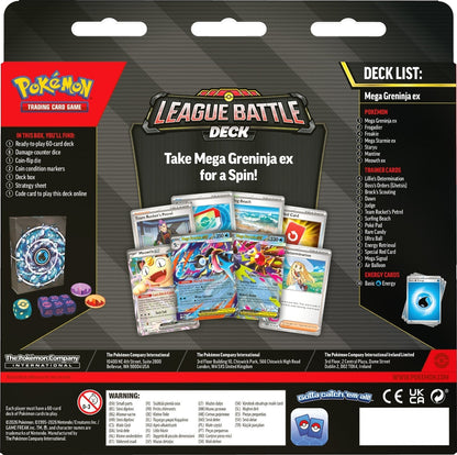 League Battle Deck - Mega Greninja ex | POKÉMON | Español (Reserva)