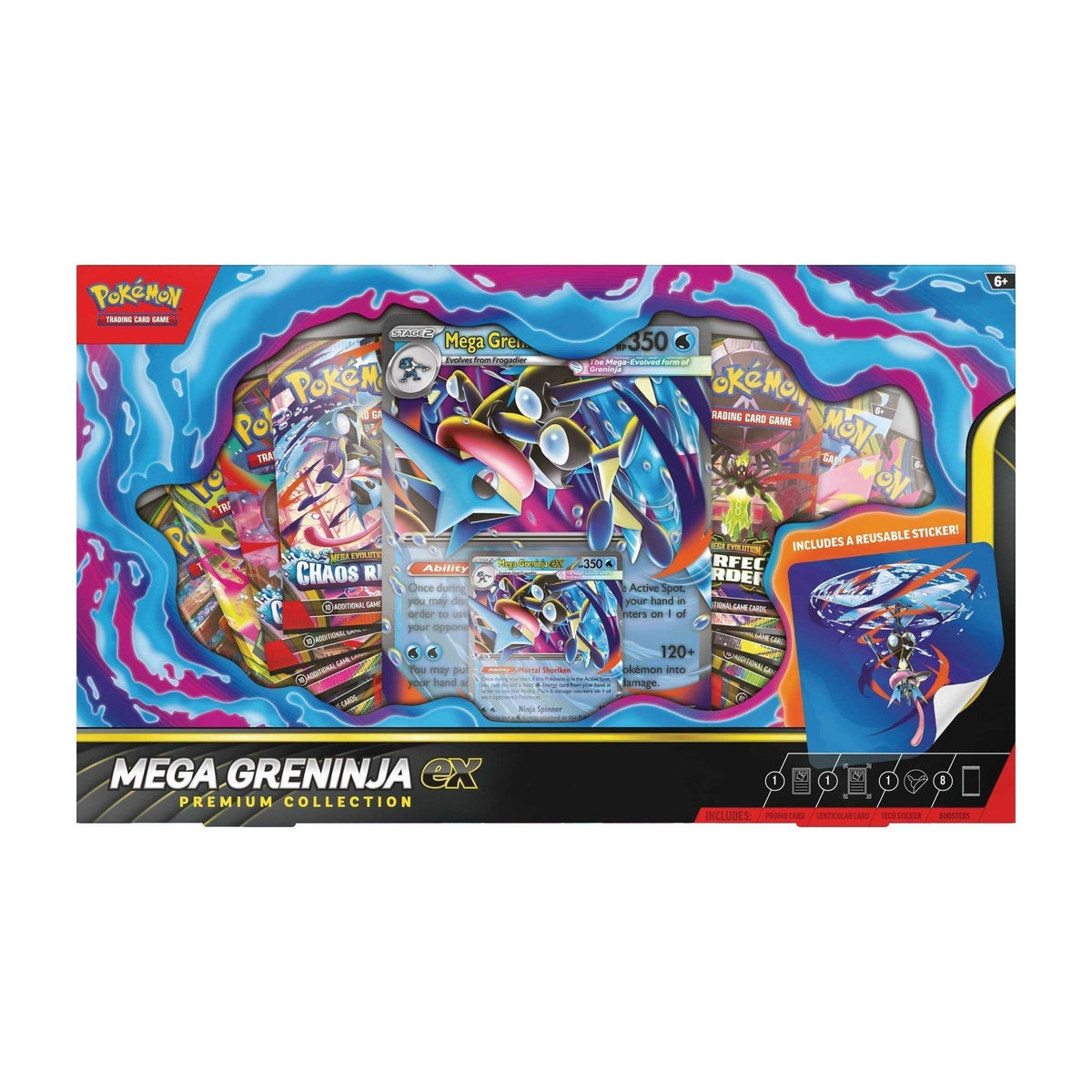 Mega Greninja ex Premium Collection | POKÉMON | Español