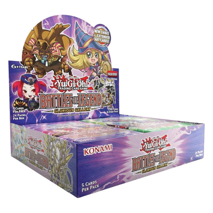 Battles of Legend: Glorious Gallery Booster Box (1st Edition) – producto precintado de Yu-Gi-Oh! en inglés