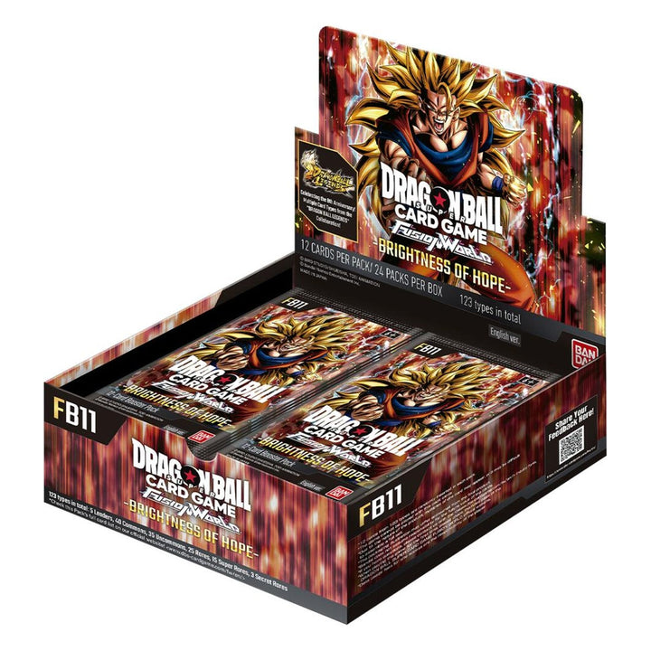 FB11 Booster Box Brightness of Hope – producto precintado de Dragon Ball Super Card Game Fusion World en inglés