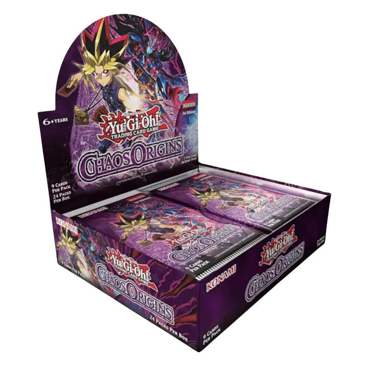 Chaos Origins Booster Box (1st Edition) – producto precintado de Yu-Gi-Oh! en inglés