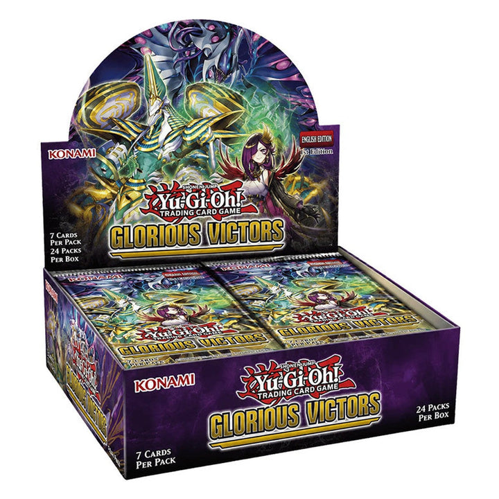 Glorious Victors Booster Box (1st Edition) – producto precintado de Yu-Gi-Oh! en inglés