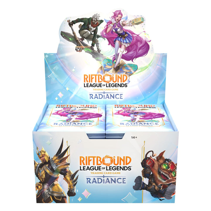 Radiance Booster Display – producto precintado de Riftbound: League of Legends Trading Card Game en inglés