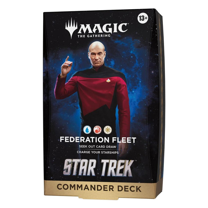 Star Trek Commander Deck - Federation Fleet – producto precintado de Magic: The Gathering en inglés