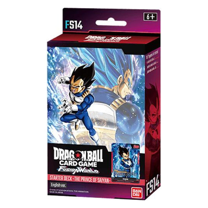 Starter Deck -The Prince of Saiyan- [FS14] – producto precintado de Dragon Ball Super Card Game Fusion World en inglés