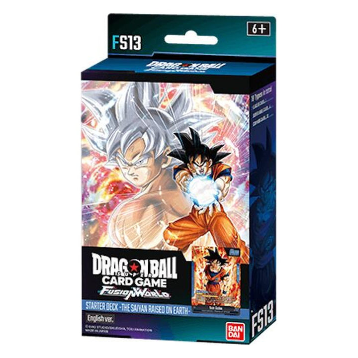 Starter Deck -The Saiyan Raised on Earth- [FS13] – producto precintado de Dragon Ball Super Card Game Fusion World en inglés